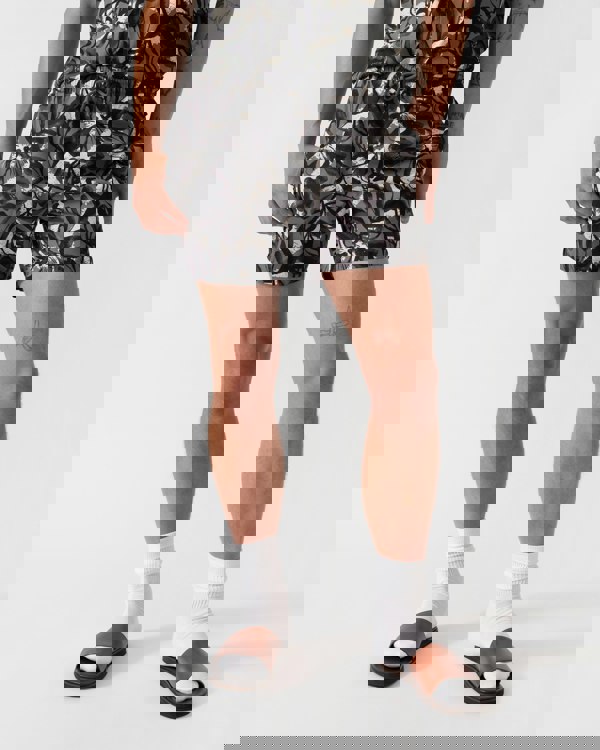 BOSS Orange Piranha Mens Tropical Print Quick-Drying Swim Shorts - Open Grey 062