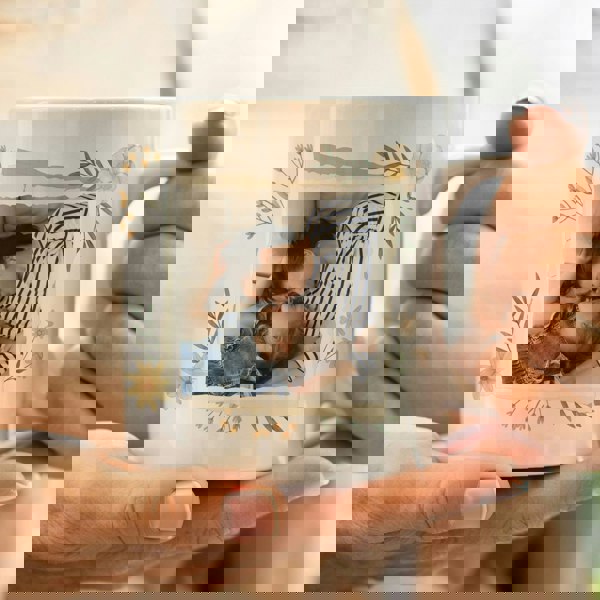 Personalised Memento Company Personalised Wild Flowers Photo Upload Mug