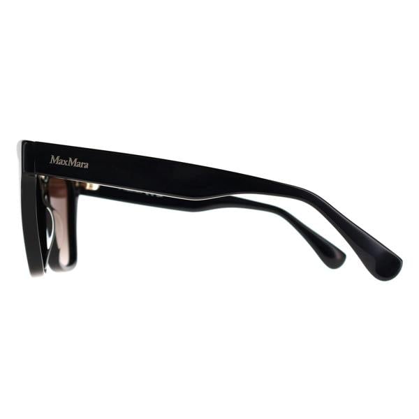 Max Mara Sunglasses MM0089 Spark3 01F Shiny Black Brown Gradient