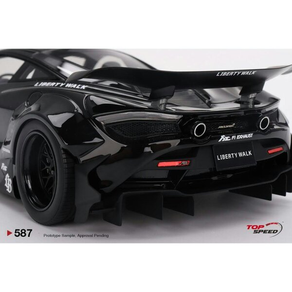 MCSlots McLaren 720S LB Works Black Tas 2024 1:18 Scale Topspeed TS0587