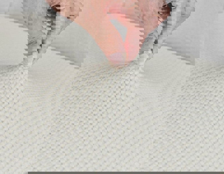 Anyhouz Anyseat Sofa Cover White Polyester Thick Stretchable Cushion For Living Room 1Pc Normal Size 225-275cm