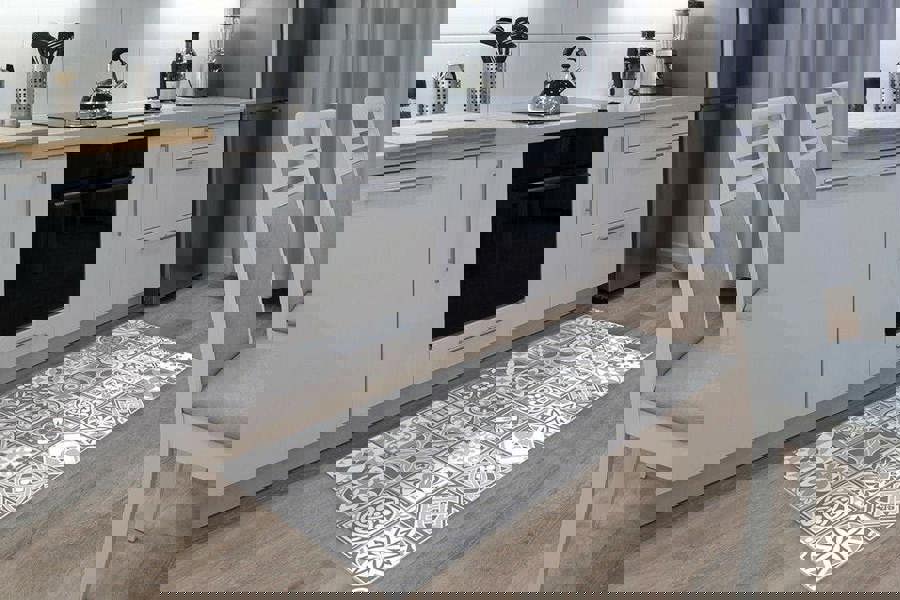 WALPLUS WFM6131 - Purbeck Stone Tiles Rug Mat 120cm x 60 cm