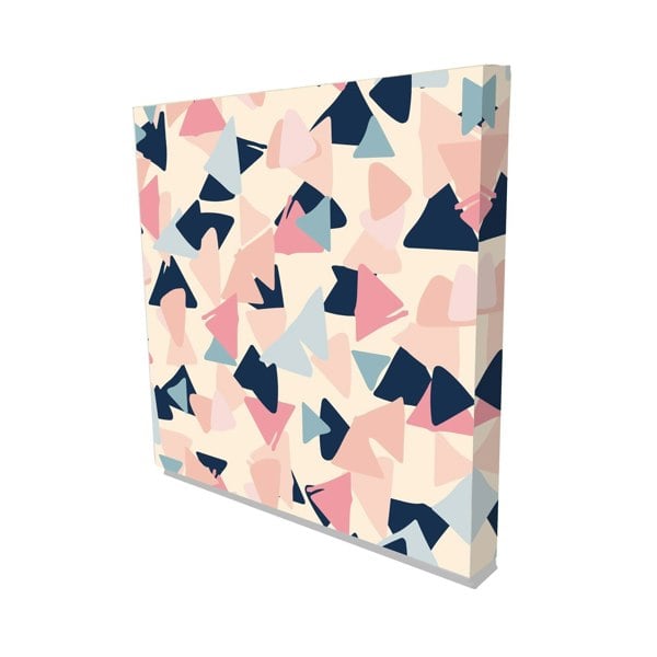 New Product Pastel geometric (Canvas print )  - Andrew Lee Home and Living Homeware