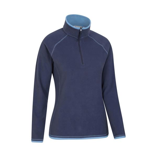 Mountain Warehouse Womens/Ladies Montana Half Zip Fleece Top - Navy - 