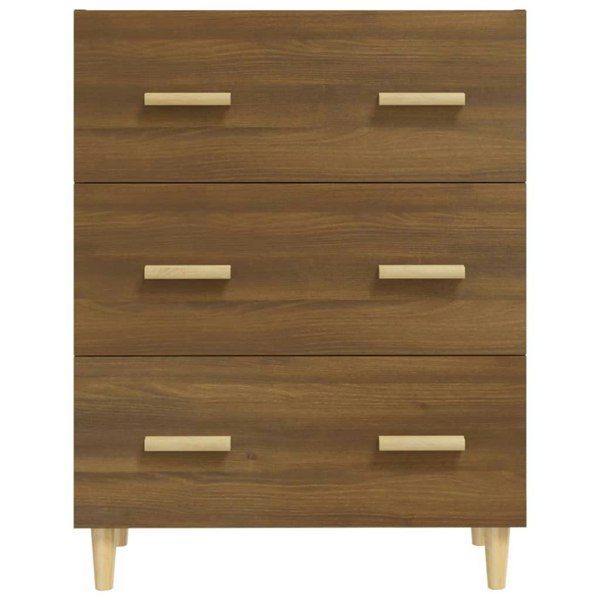 Berkfield Sideboard Brown Oak 70x34x90 cm Engineered Wood