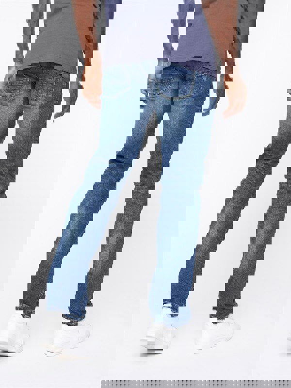 Crosshatch Cadman Straight Jeans Stone Wash