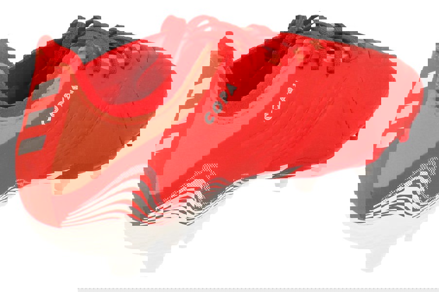 Adidas Copa Sense.1 FG Junior Football Boots  FY6160 - Red White Red Fy6160 - Photo 2