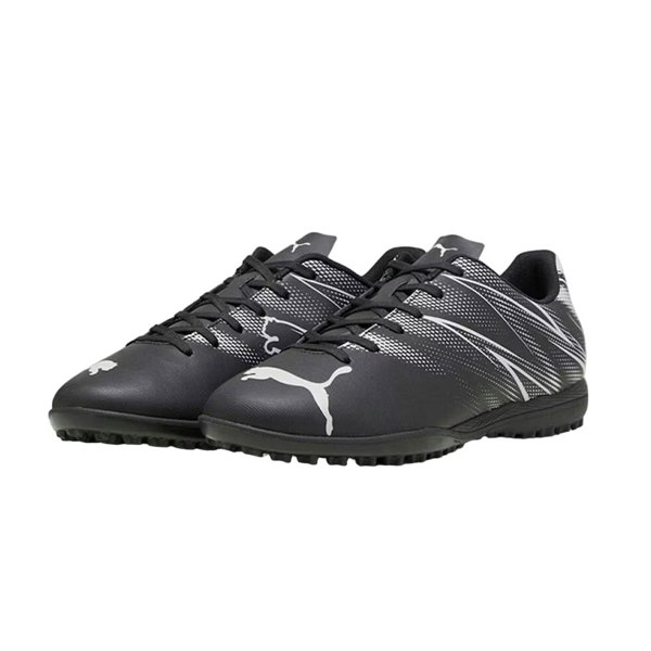 Puma Mens Attacanto Turf Training Football Boots - Black/Silver