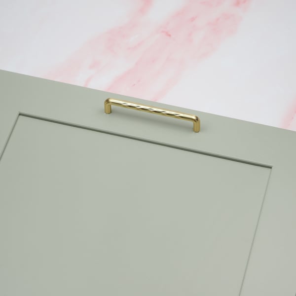 Handle & Home Brushed Brass Textured Handles