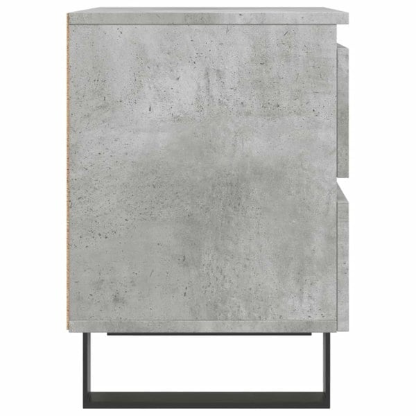 Berkfield Bedside Cabinet Concrete Grey 40x35x50 cm Engineered Wood