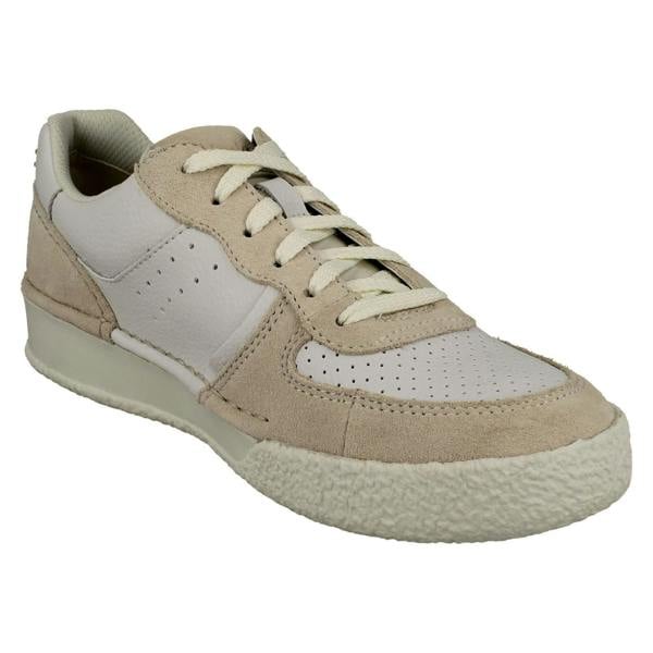 Clarks Ladies Clarks Vintage Sporty Style Two Tone Trainers Craft Cup Court