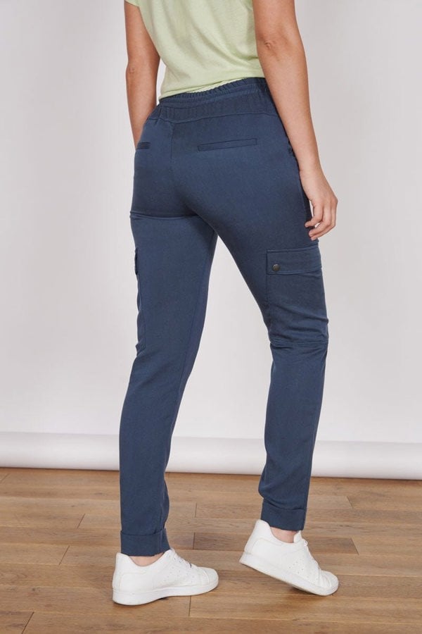 Jeetly.comCharlotte Navy Formal Tailored JoggersTrousers