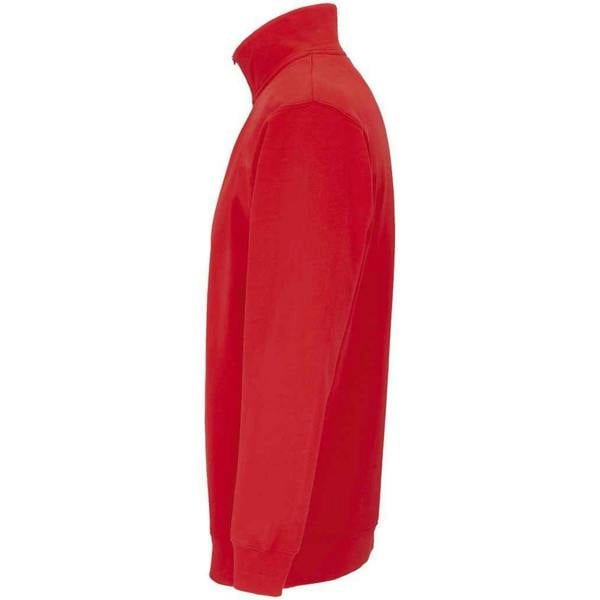 SOLS Unisex Adult Conrad Quarter Zip Sweatshirt - Bright Red