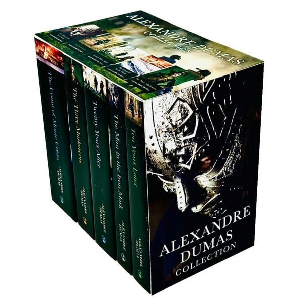 Alexandre Dumas 5 Book Set Ten Years Later, The Man in the Iron Mask, The Three Musketeers & more