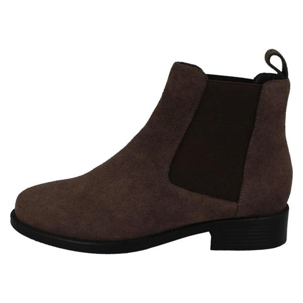 Leather Collection Ladies Leather Collection Suede Leather Ankle Boots F50979