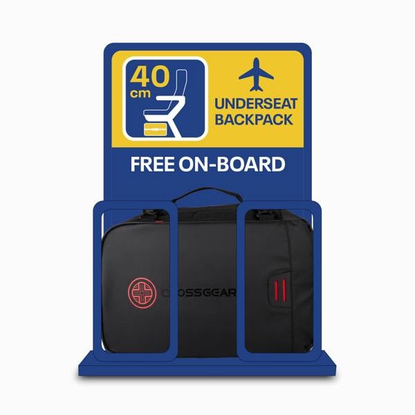 Crossgear Skylab 40cm Underseat Cabin Backpack - 22L All-Weather