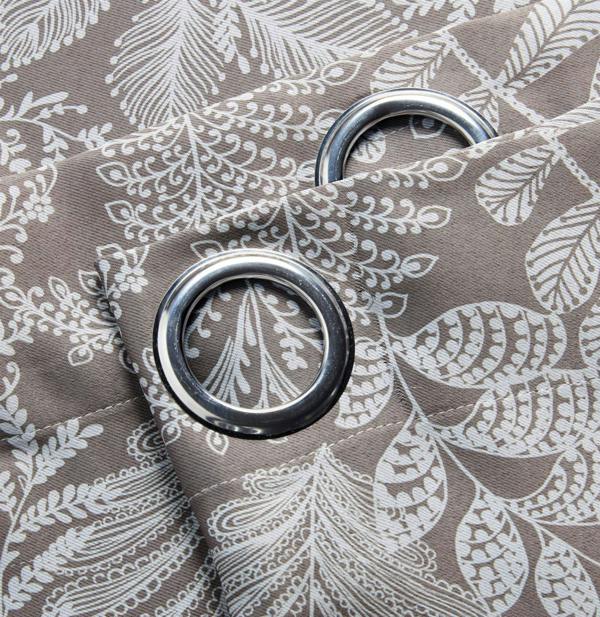 Ferndown Latte Eyelet Curtains
