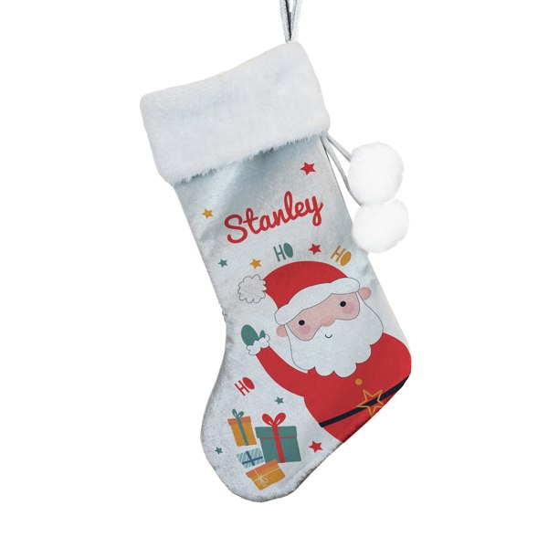 Personalised Memento Company Personalised Santa Christmas Stocking