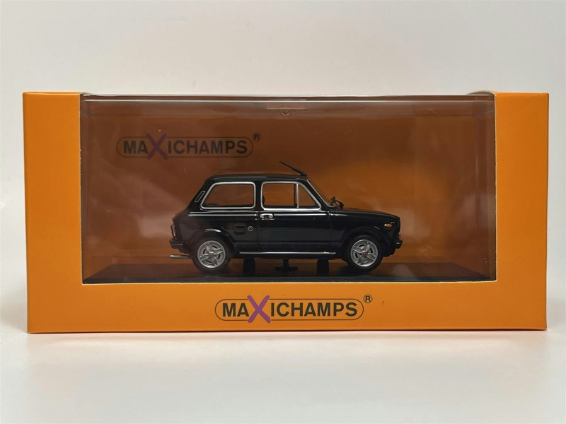 Maxichamps Autobianchi A112 Abarth 1974 Black 1:43 Scale Maxichamps 940121170