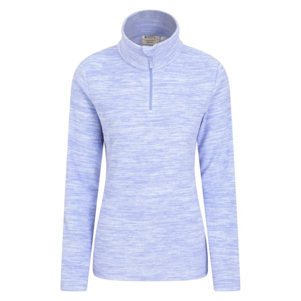 Mountain Warehouse Womens/Ladies Snowdon Melange Fleece Top - Lilac - 