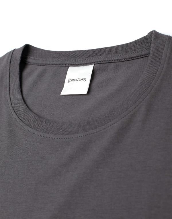 Lord Of The Rings Mens Black Logo Short Sleeve Long Leg Pyjama Set