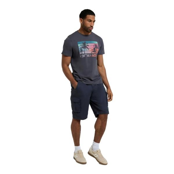 Animal Mens Haze Organic Cargo Shorts - Navy - 