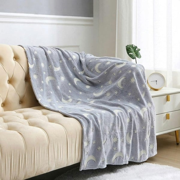 HomeSpace Direct Glow in the Dark Blanket