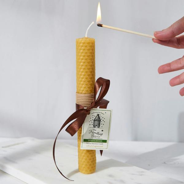 The Travelling Bee Co. Beeswax Sandalwood Candle