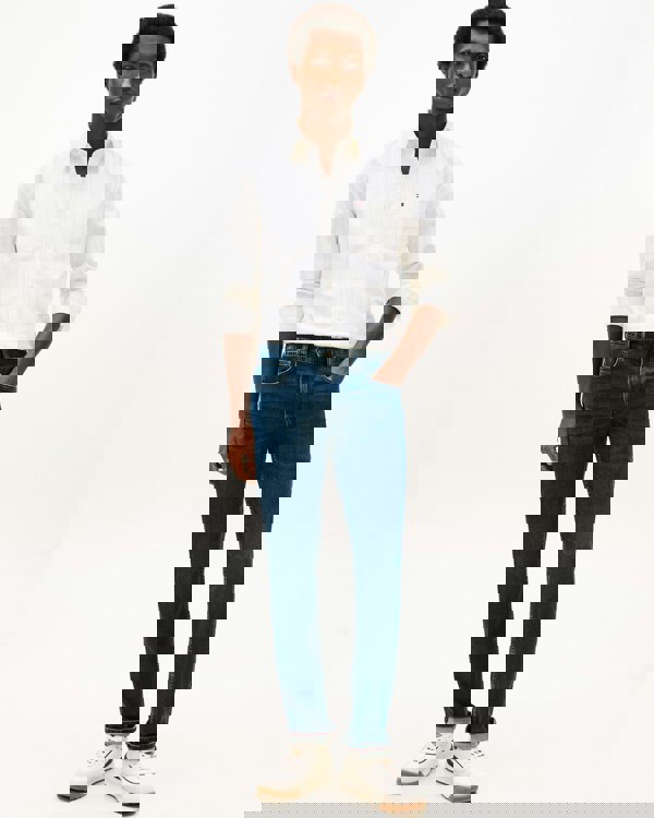 Tommy Hilfiger Core Denton Faded Mens Straight Leg Jeans - Tinted Blue