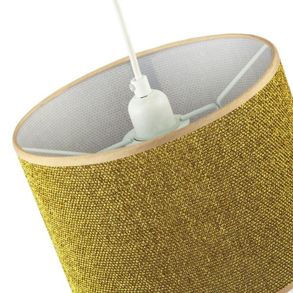 Modern and Designer Mini Diamond Gold Glitter Lamp Shade 25cm Wide Image 3