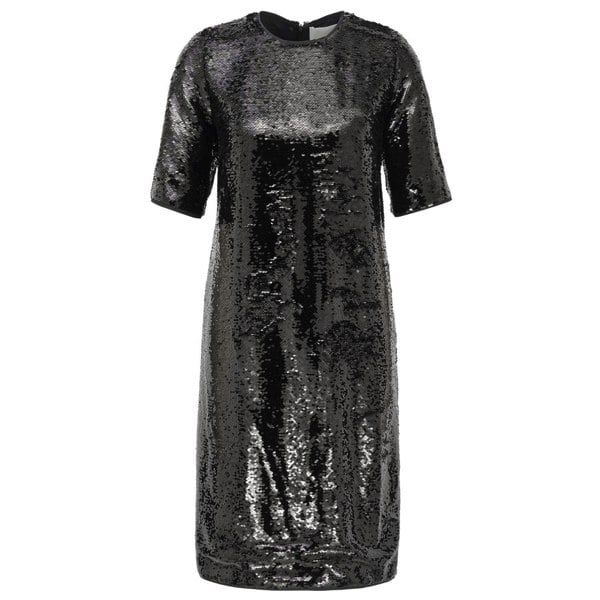 Boss Womens Dettia Sequins Dress - Black