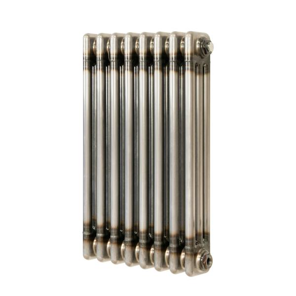 Monstershop Traditional 3 Column Radiator - 600 x 425mm - Raw Metal