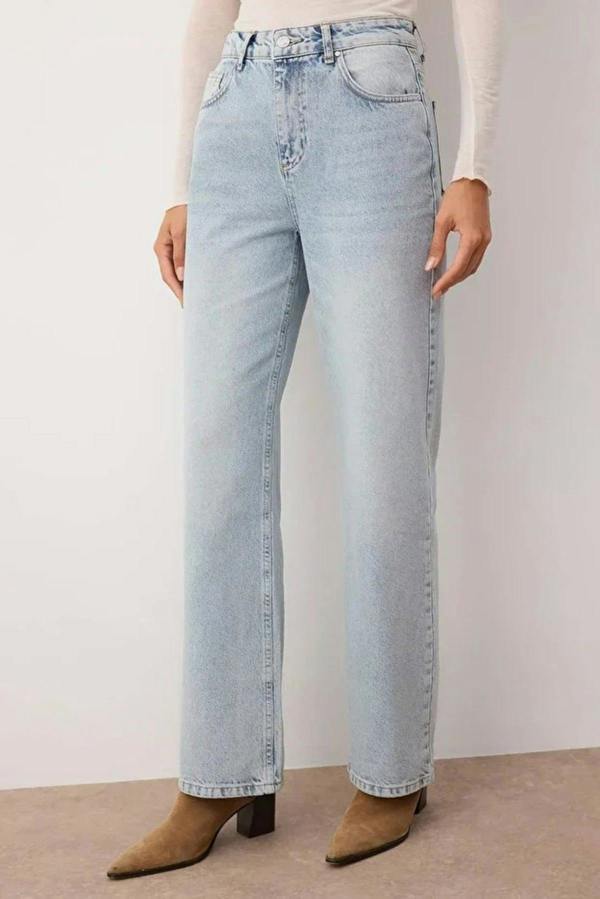 WOVCOR High Waist Wide Leg Jeans
