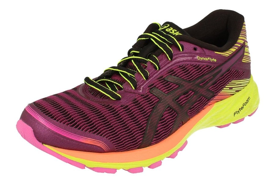 Asics Dynaflyte Womens T6F8Y  3390 - Black Safety Yellow 3390 - Photo 0
