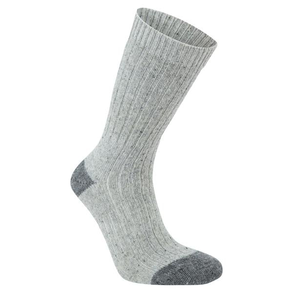 Craghoppers Unisex Adult Torver Walking Socks - Light Grey/Black Pepper - 