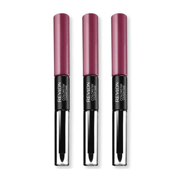 Revlon 3 x Revlon Colorstay Overtime Dual Ended Lipcolor - 260 Perennial Plum