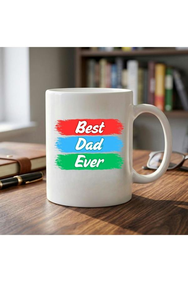 Dyzi Best Dad Ever Mug Ceramic Coffee Cup