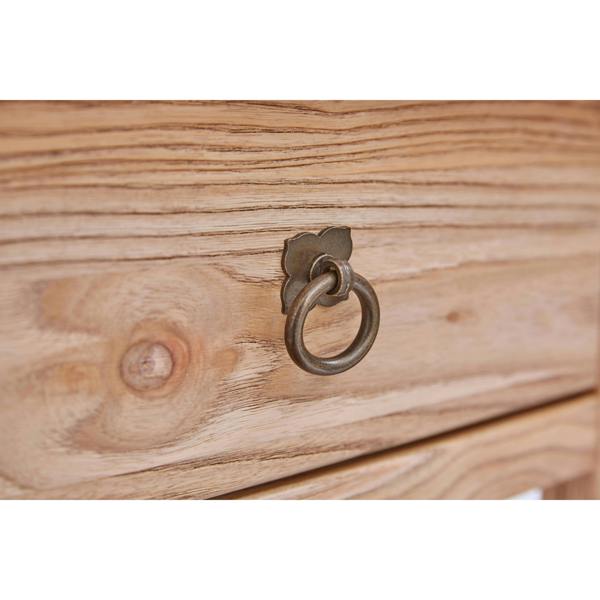 Cabinet Bits Montese 2 Drawer Bedside Table Ring Handle