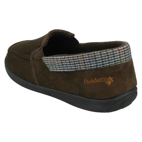 Padders Mens Padders Slip On Memory Foam Slippers Stan