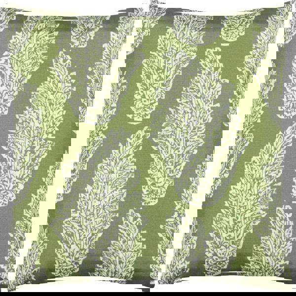 Paoletti Kalindi Paisley Outdoor Cushion Cover - Olive