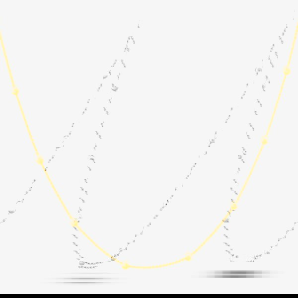 T. H. Baker 9ct Yellow Gold 16 Inch Curb & Ball Chain 1.13.7913