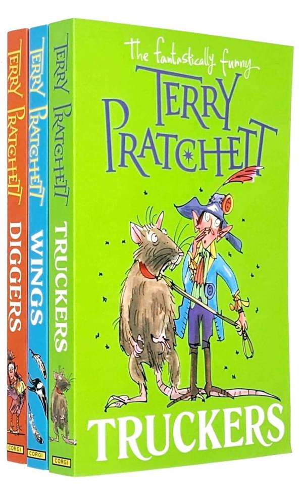 Terry Pratchett The Bromeliad Trilogy Collection 3 Books Set (Wings, Diggers, Truckers) - The Nomes Series