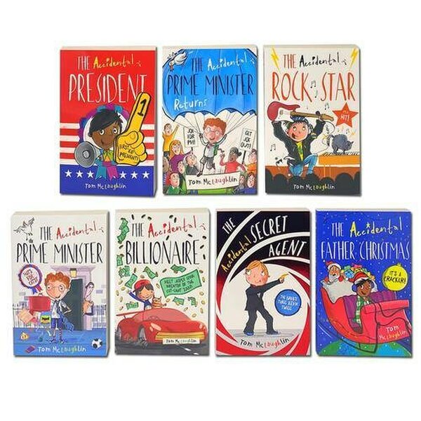 Tom McLaughlin Accidental Series 7 Books Collection Set – Funny Adventure Stories Collection for Kids