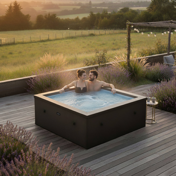 Wave Garda | 4/6-Person Eco Foam EnergySave Hot Tub Bundle | Built-In Integrated Heater