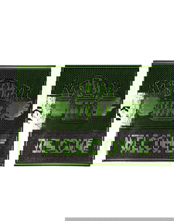 Friends Unisex Green Central Perk Logo Rubber Door Mat (One Size)