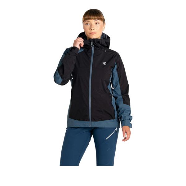 Dare 2B Womens/Ladies Traversing Waterproof Jacket - Black/Orion - 