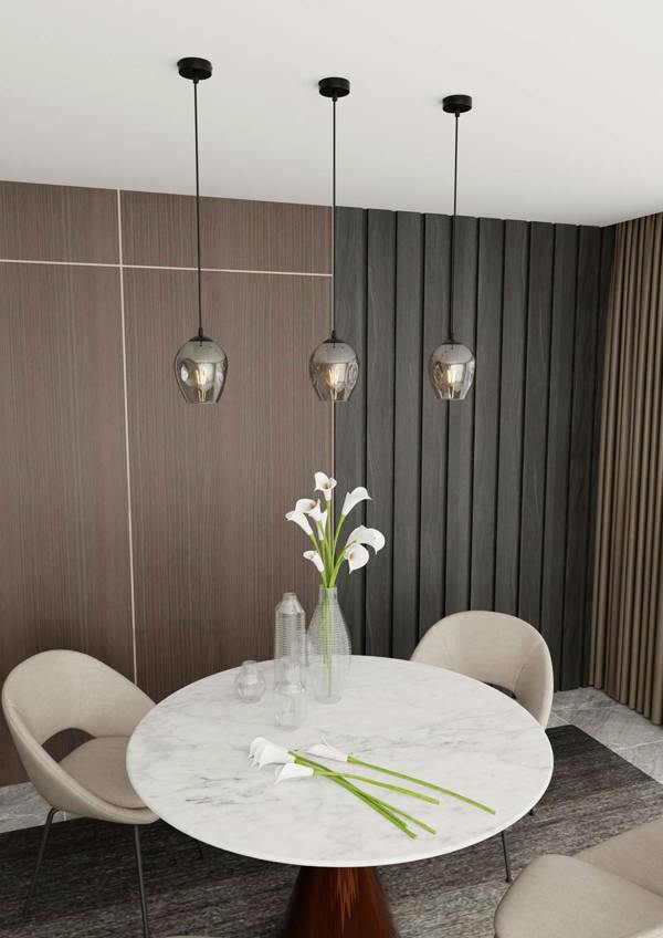 Emibig ISTAR Pendant lamp  1 x E27 Black with Graphite Shade