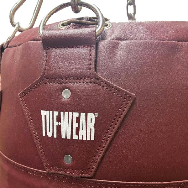 Tuf Wear Leather Angle Bag - Oxblood