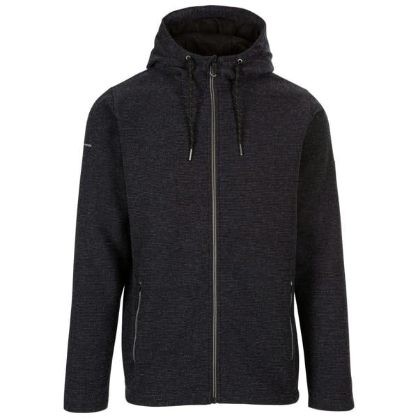 Trespass Mens Sheelane Marl Fleece Jacket - Black - 