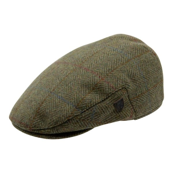 Carlyle Heath & Co. Carlyle Heath Wool Box Check Flat Cap